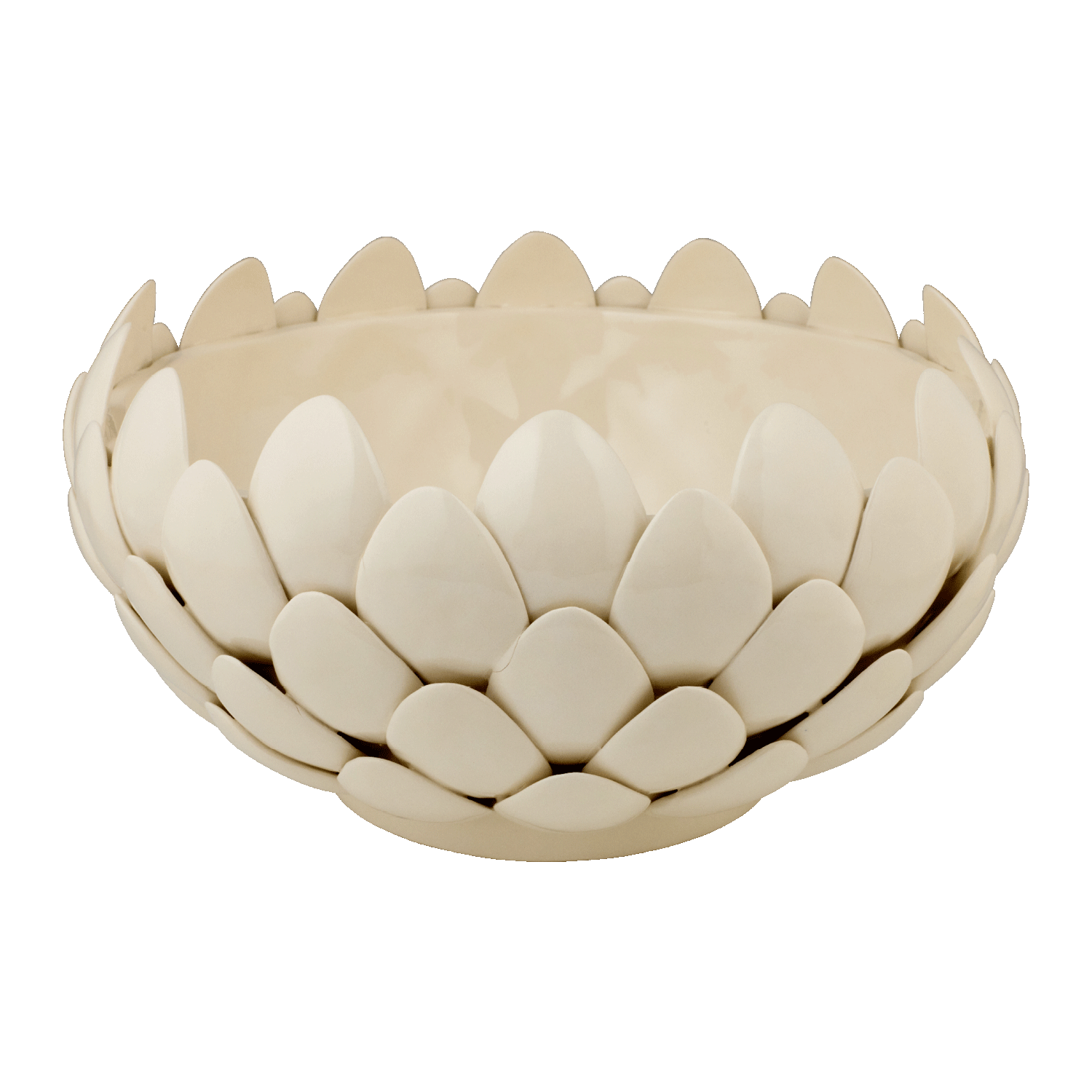 Extra Large Cream Artichoke Bowl