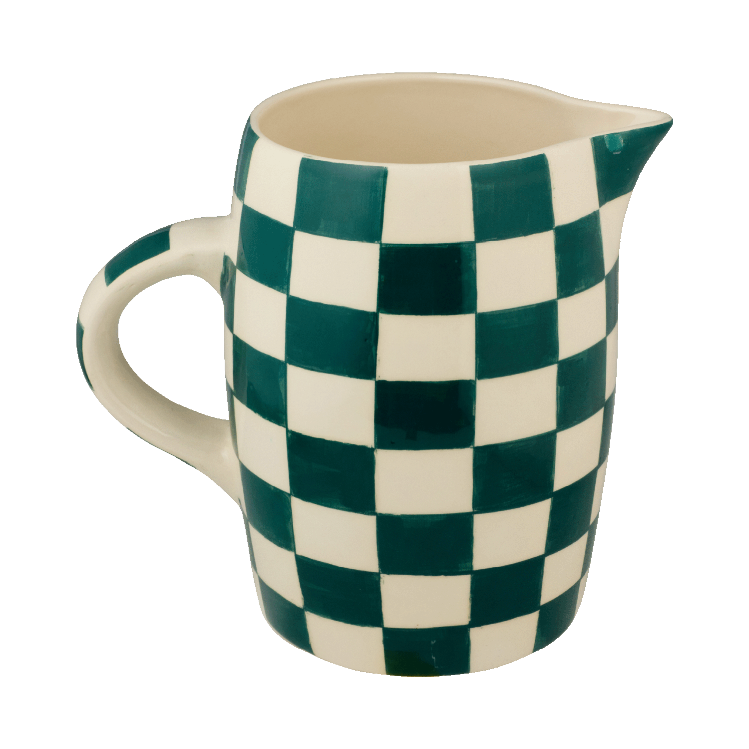 Green Checks Water Jug