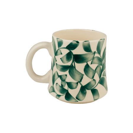 Green Scroll Mug