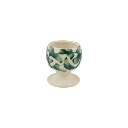 Green Scroll Egg Cup