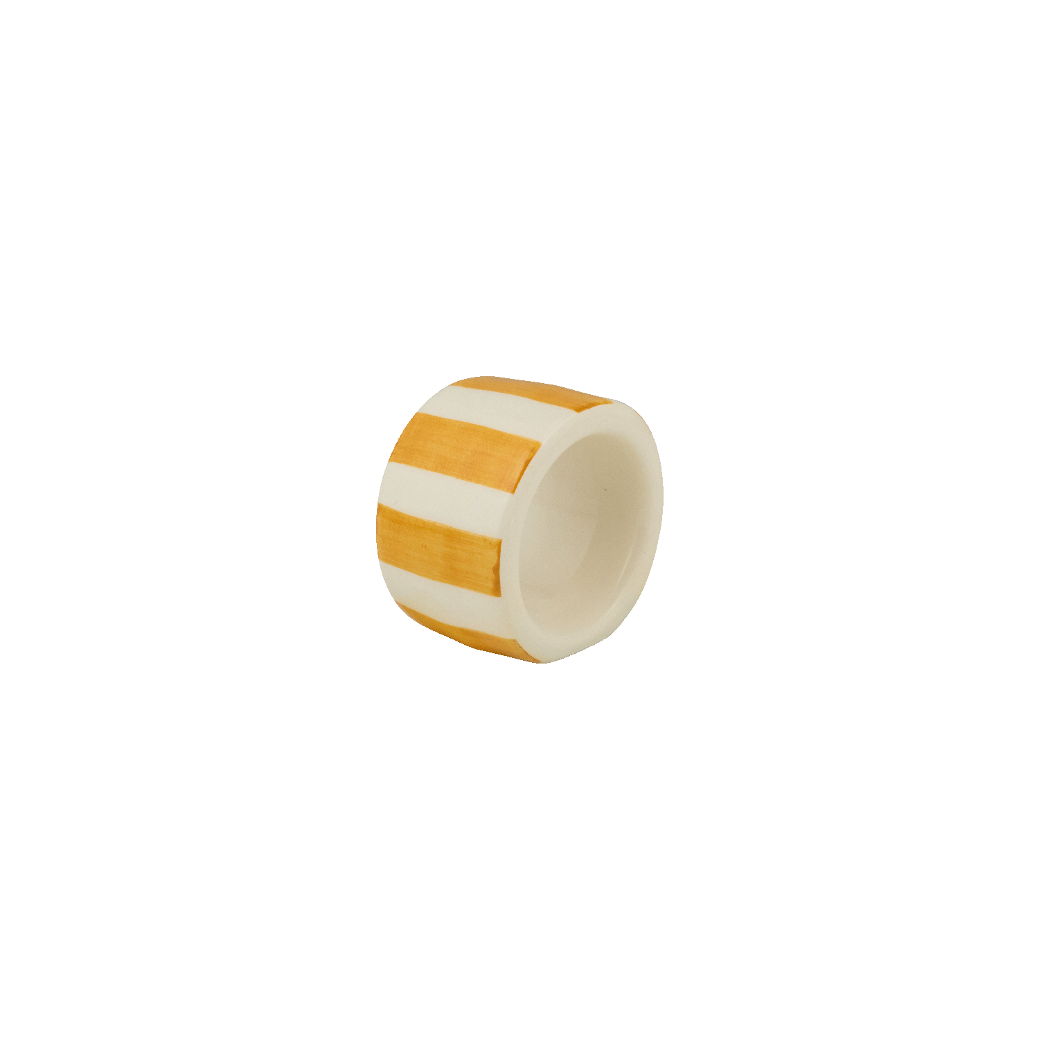 Yellow Stripes Napkin Ring