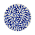 Navy Blue Scroll Dinner Plate
