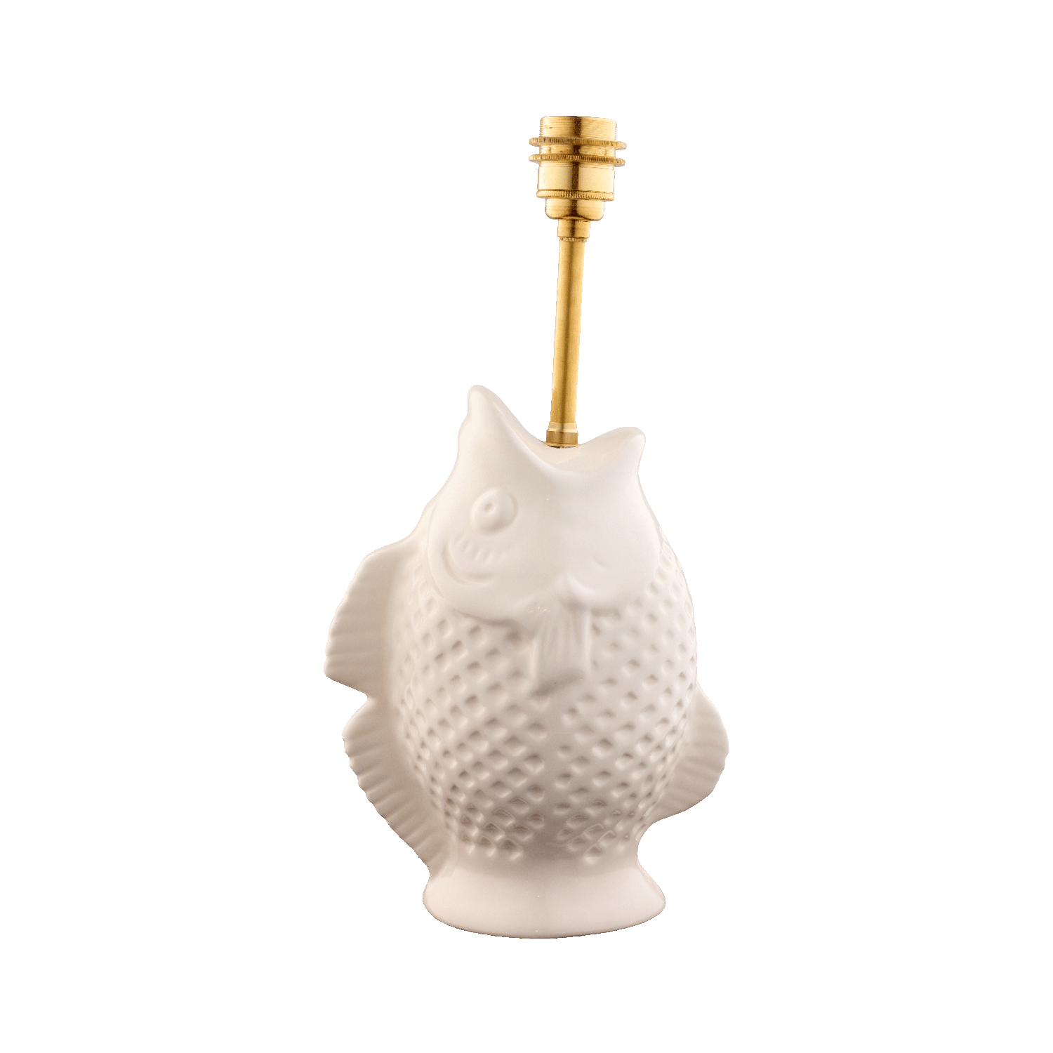 Cream Fish Lamp