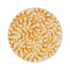 Yellow Scroll Dinner Plate