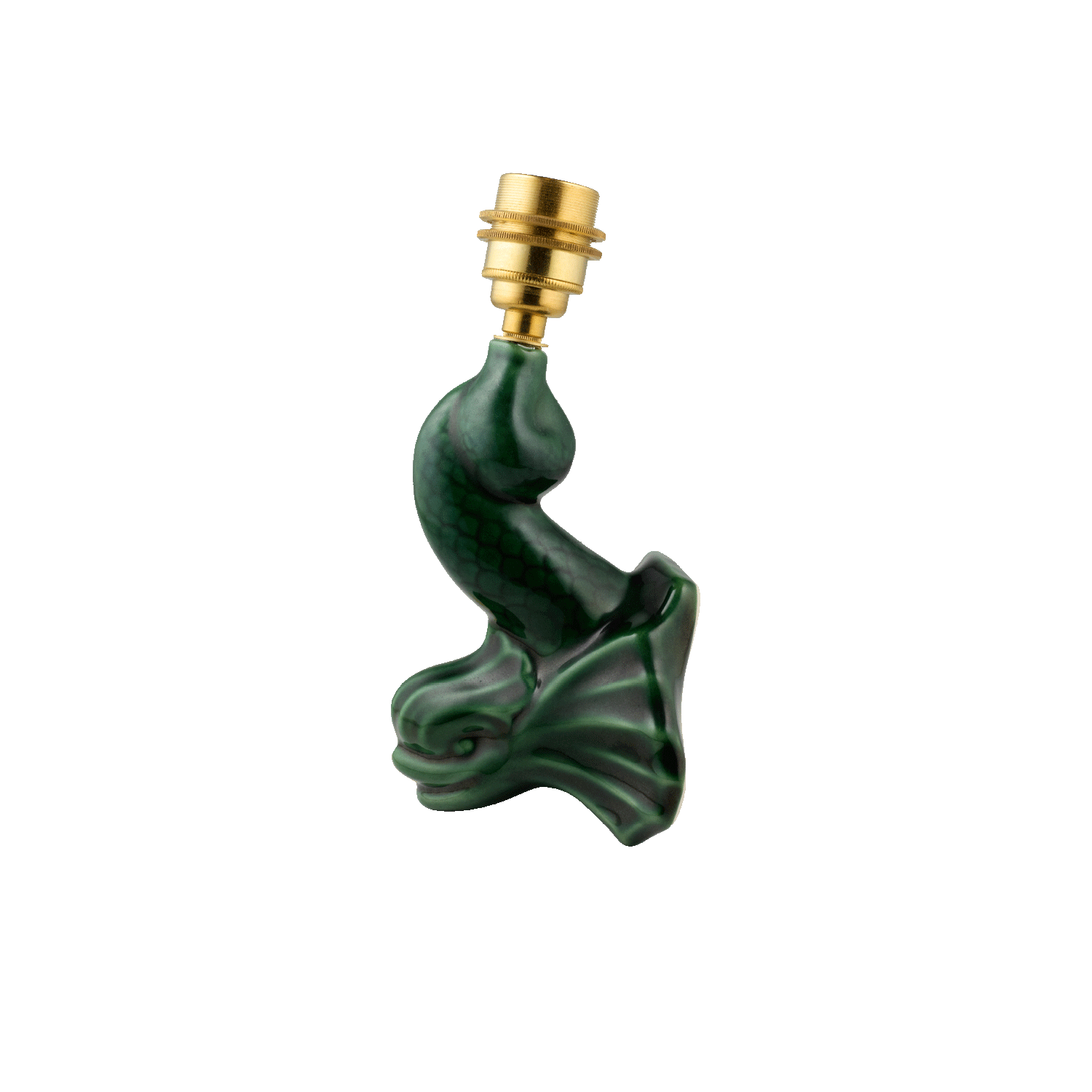 Emerald Green Dolphin Wall Light