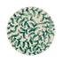 Green Scroll Dinner Plate