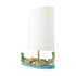 Luzzu Boat Lamp with Sail Lampshade