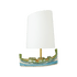 Luzzu Boat Lamp with Sail Lampshade