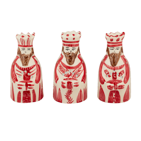 Red King Tea Lights (Set of 3)