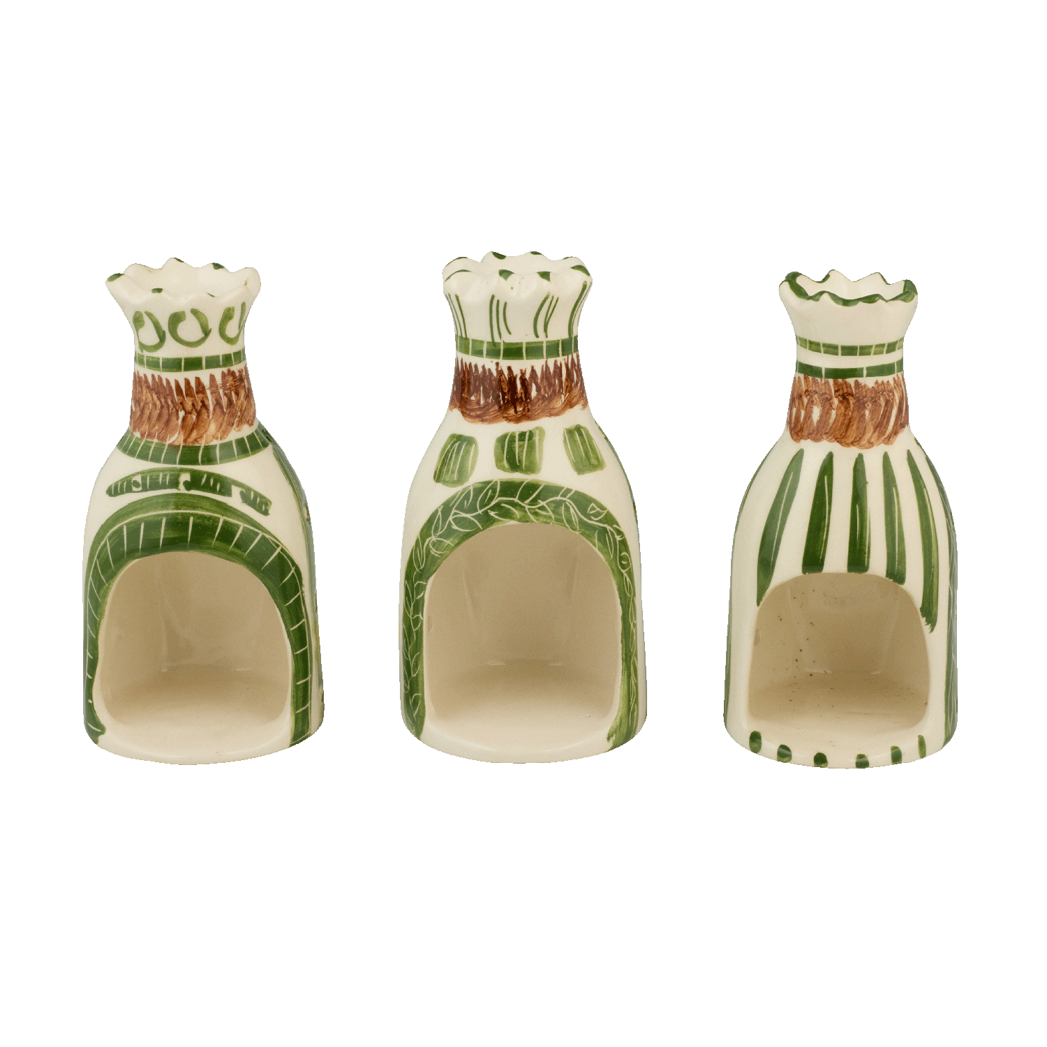 Green King Tea Lights (Set of 3)