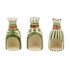 Green King Tea Lights (Set of 3)