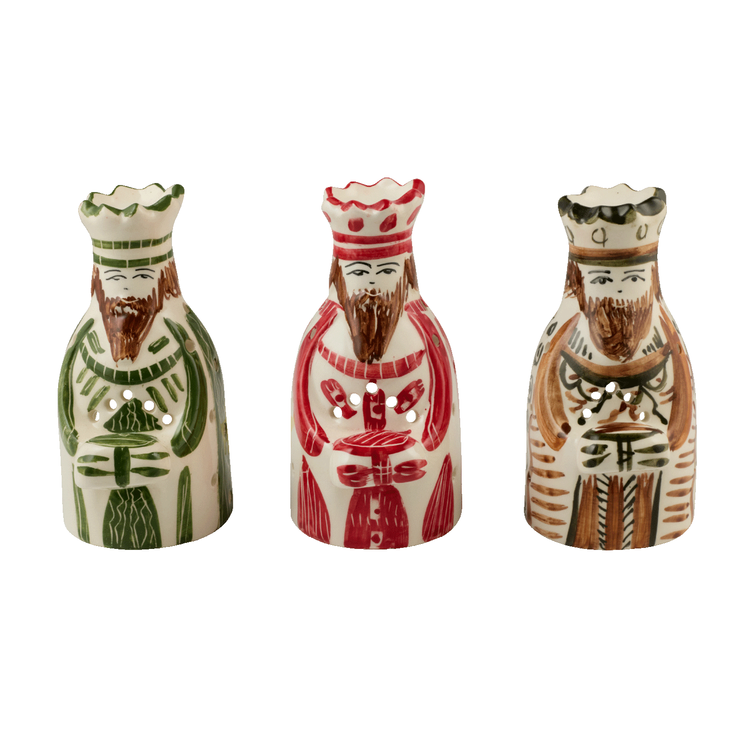 Mixed King Tea Lights (Set of 3)