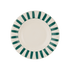 Green Stripes Pasta Plate