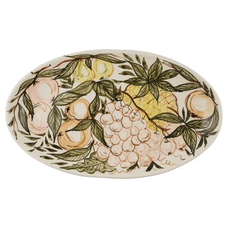 Large Fruit Oval Platter