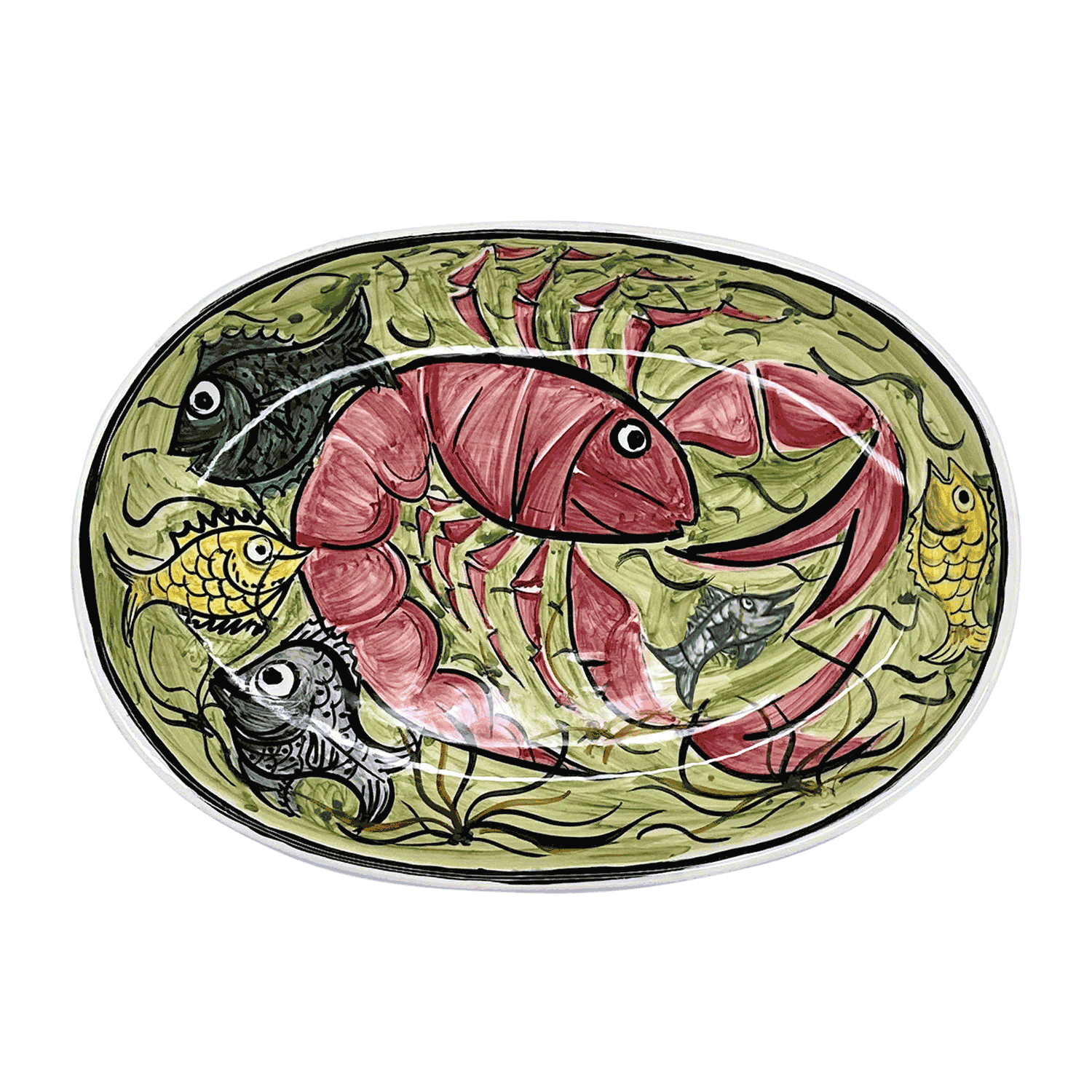 Small Lobster Gozo Oval Platter