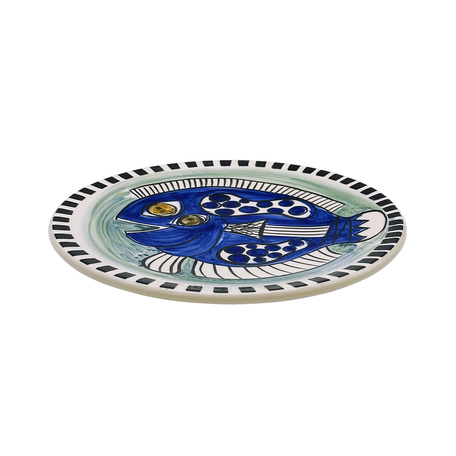 Blue Fish Gozo Dinner Plate