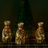 Green King Tea Lights (Set of 3)
