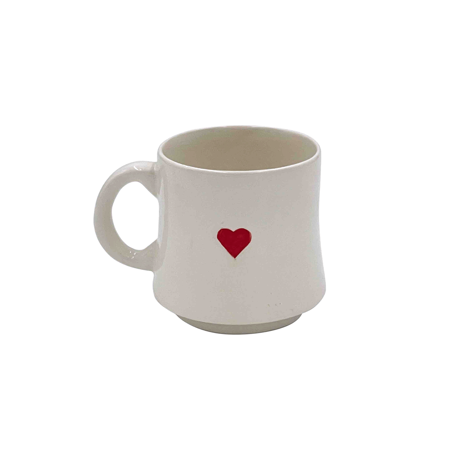 Small Love Heart Mugs (Set of 4)