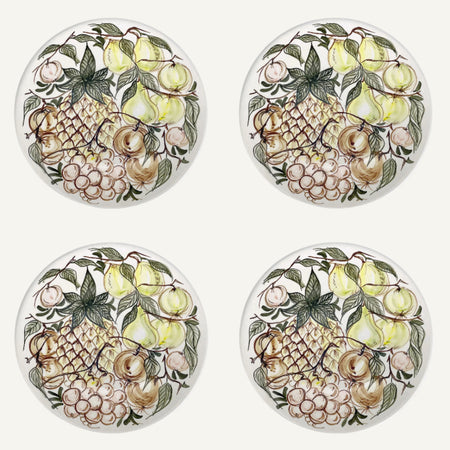 Fruit Dinner Plates (Set of 4)