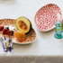 Red Scroll Serving Platters (Set of 2)